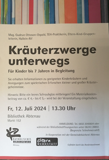 Kräuterzwerge unterwegs 2024