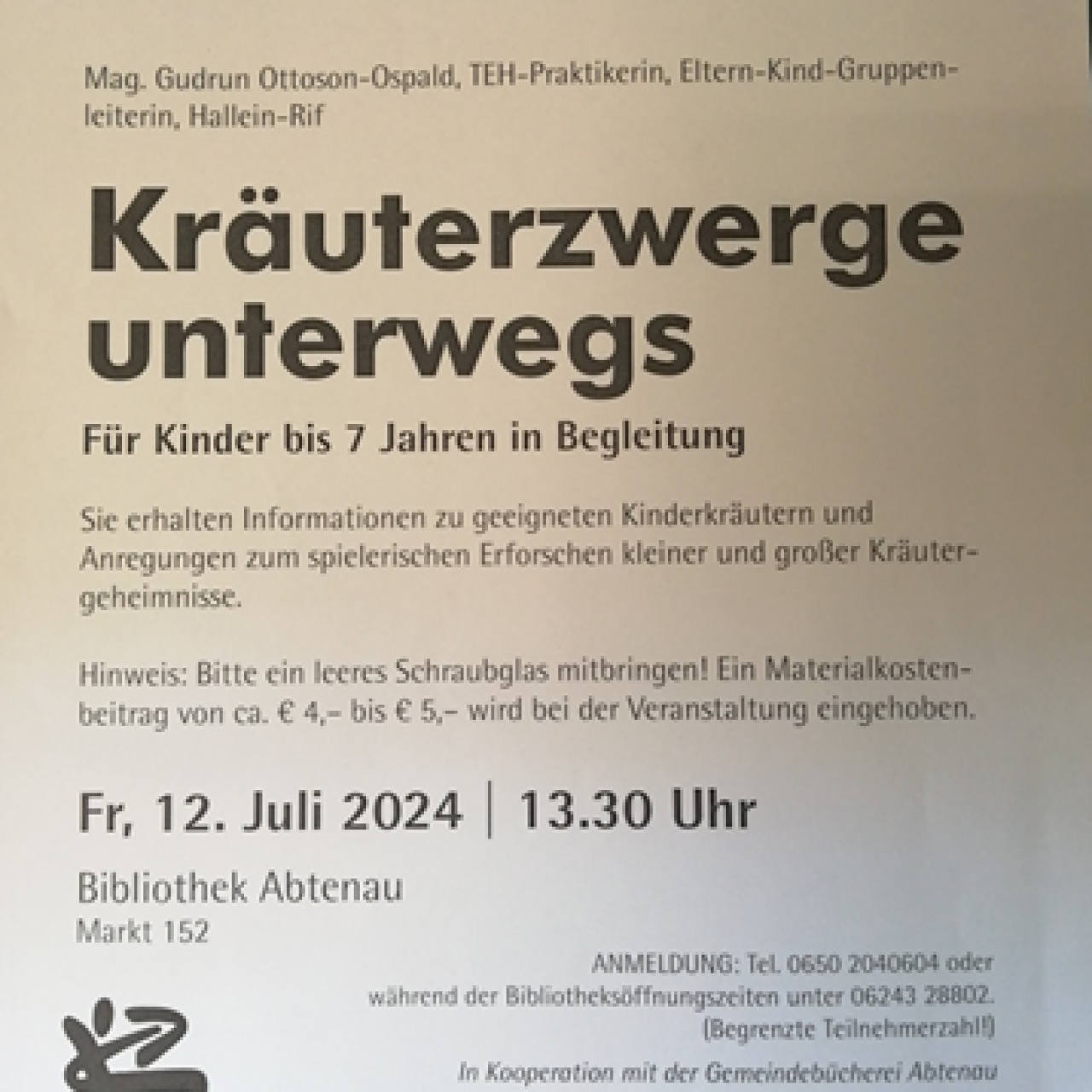 Kräuterzwerge unterwegs 2024